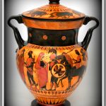 Greek policrome ceramic.
