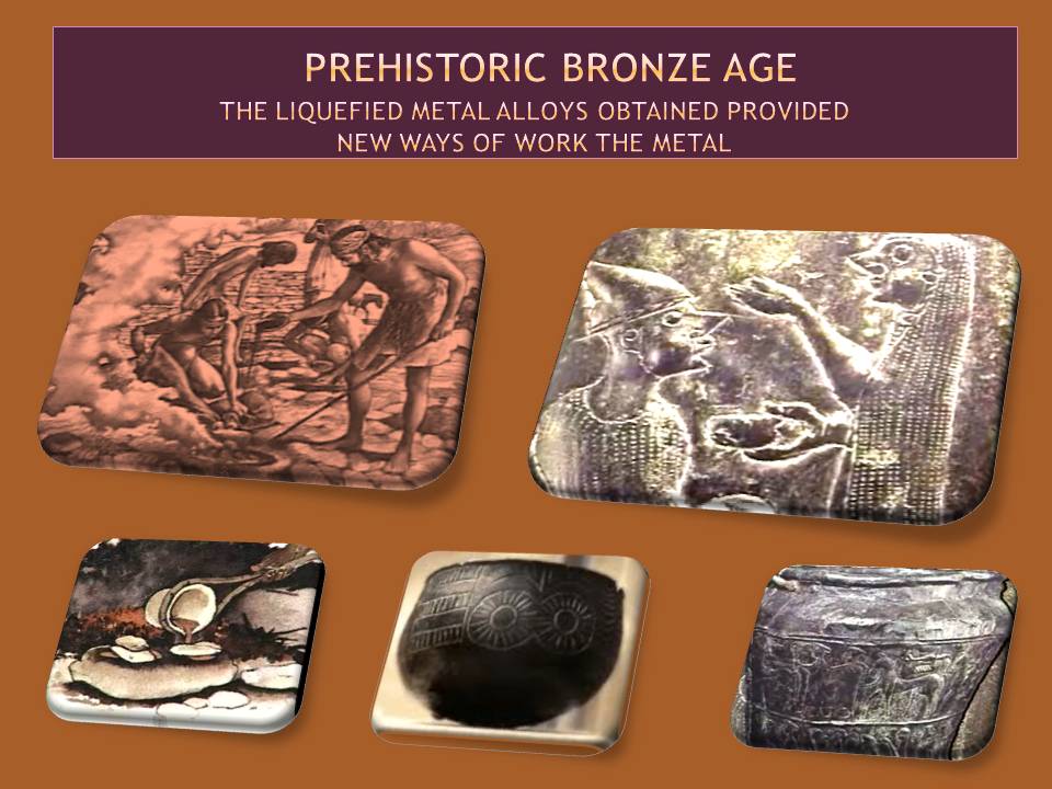 Cooper,Bronze and Iron Ages during the prehistory of humanity