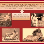 Funerary etruscan sculptures