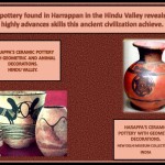 Decorated ceramic from ancient India