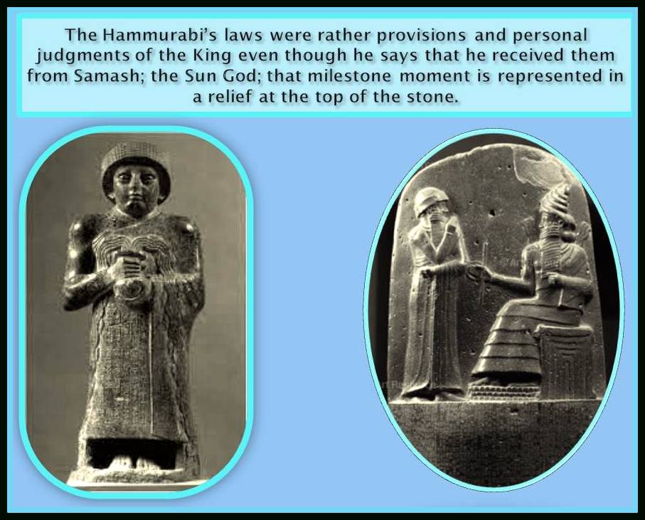 Babylonian King Hammurabi’s Code Of Laws Art History Summary. Periods