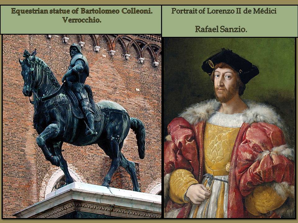 Heroic figures represented by Renaissance artist