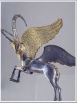 Figura de metal de babilonia